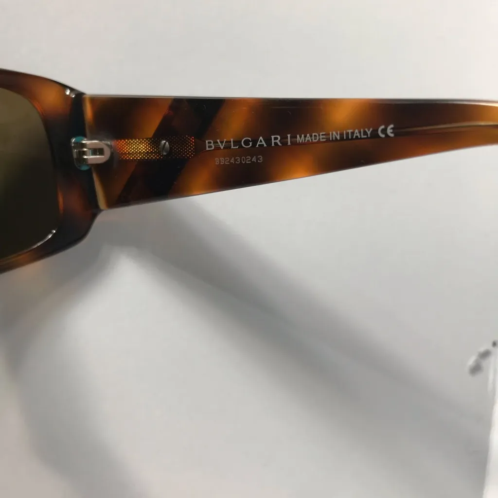 BVLGARI Vintage tortoise frame sunglasses Brown - Image 5