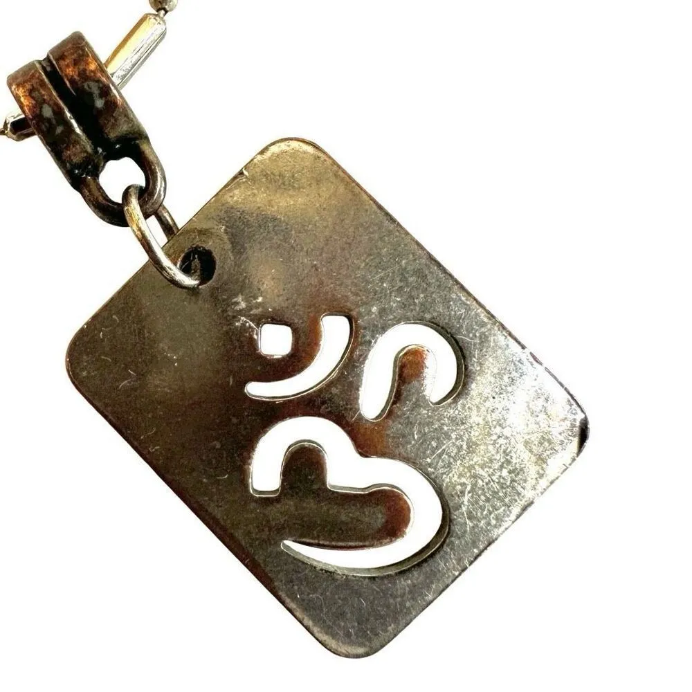 WGB Om pendant necklace Silver - Image 8