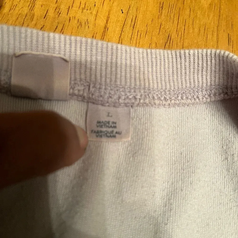 Melrose and Market tan crushed velvet long sleeve sweatshirt, size Large - Image 4