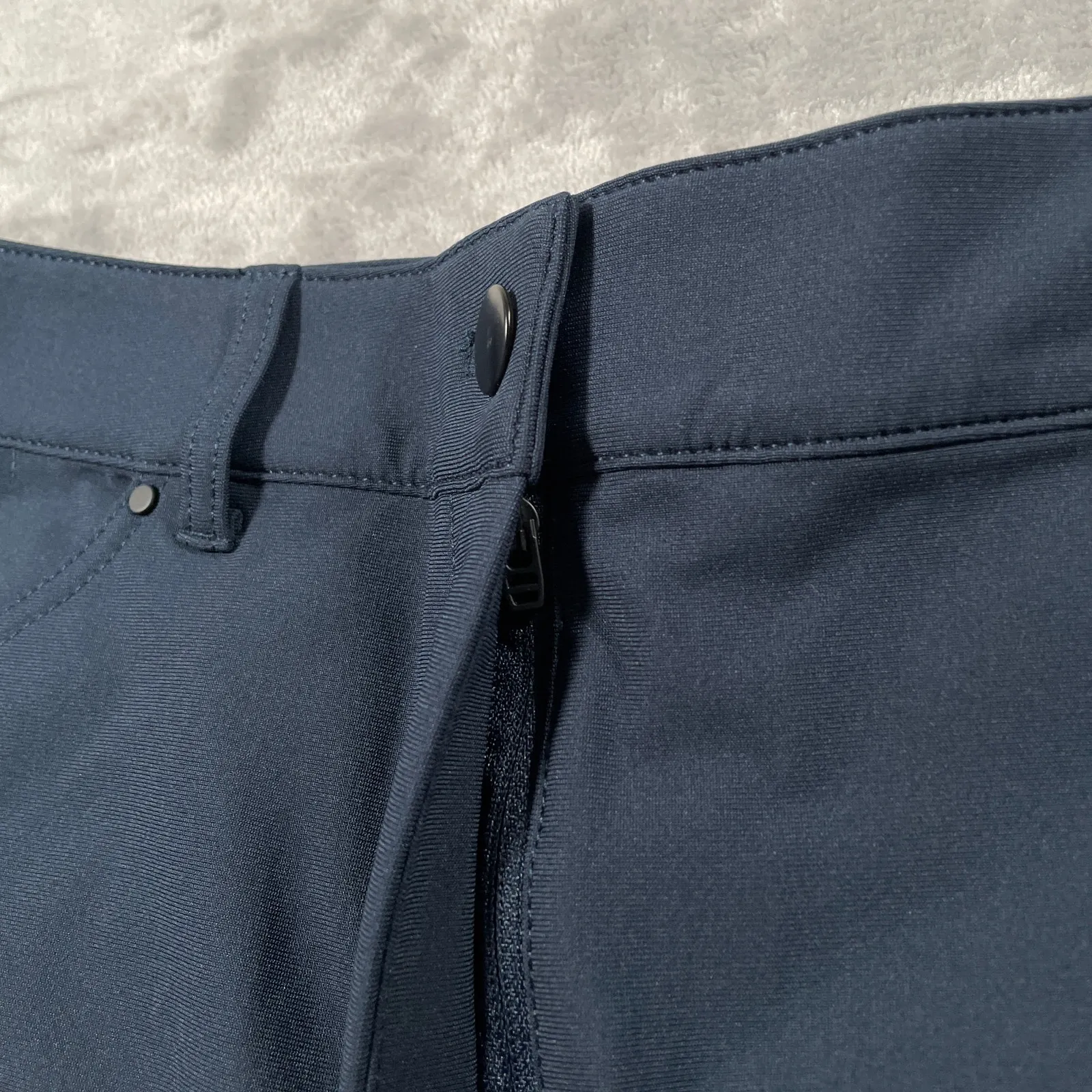 Lululemon City Sleek Shorts 31 Blue High Rise Stretch Classic Preppy Casual New - Image 6