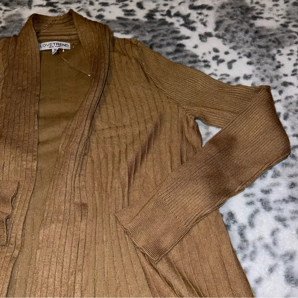 Love trend cardigan Brown Size M - Image 4