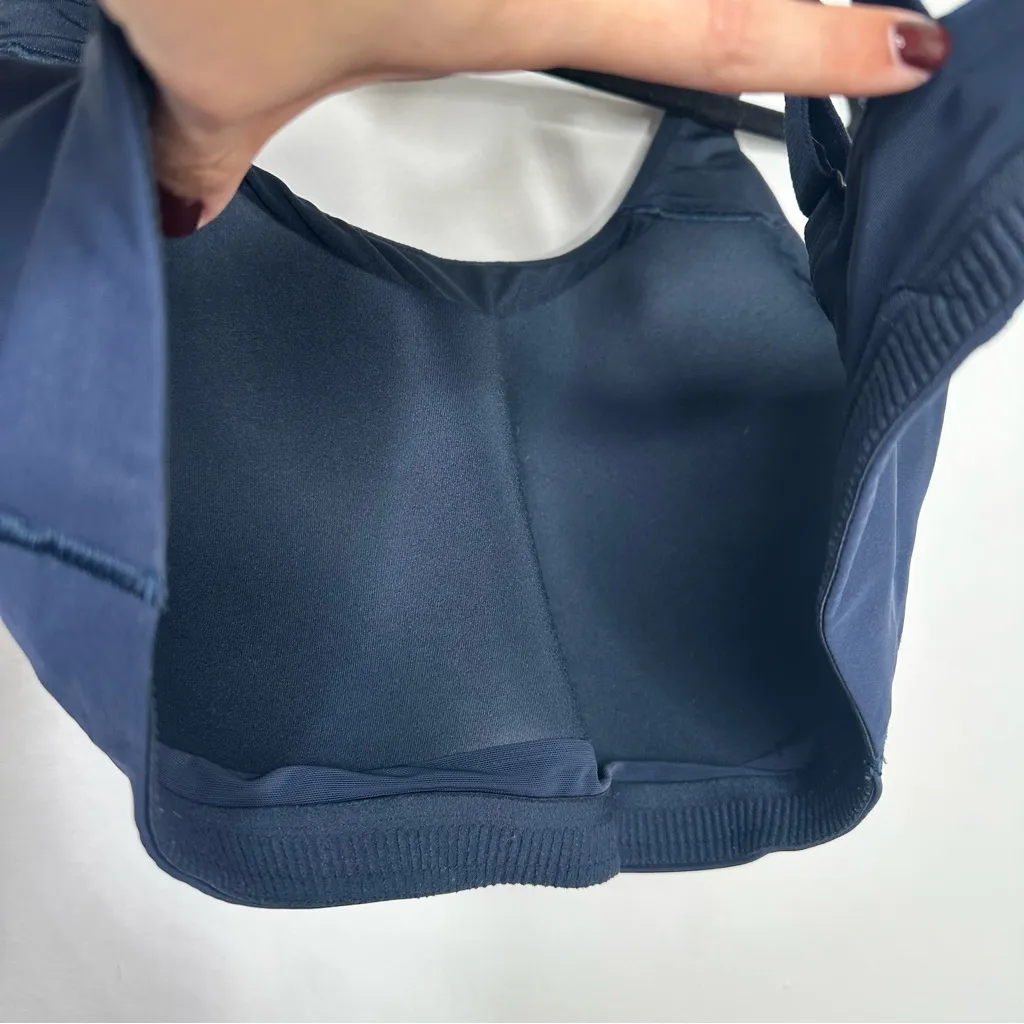 Lululemon Energy Bra *High Support, B–DDD Cups in True Navy Blue - Image 9