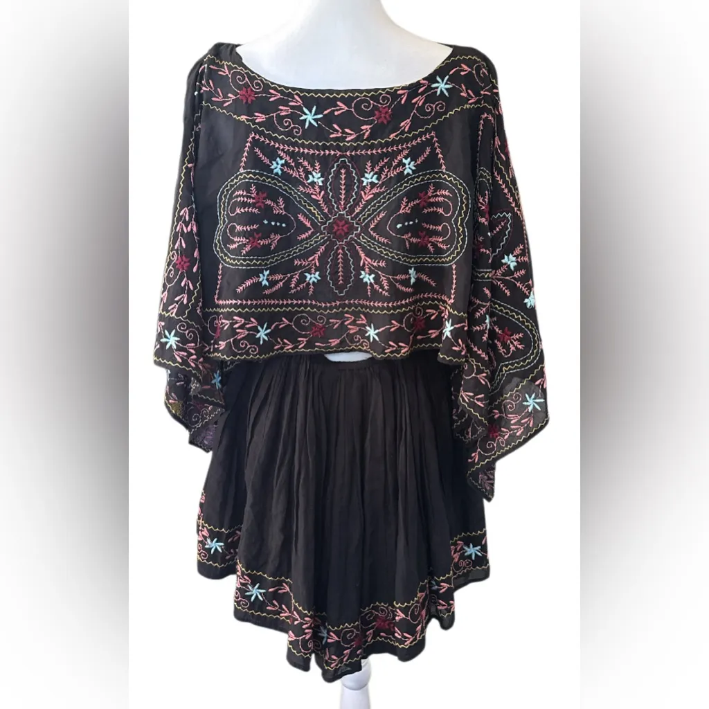 Free People Frida Embroidered Boho western dress - Image 6