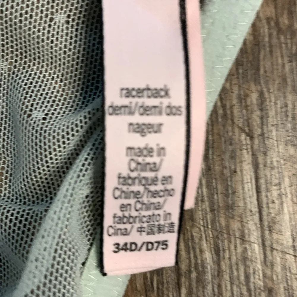 Victoria’s Secret Racerback Bra Blue 34D - Image 6