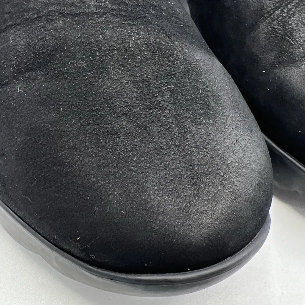 Munro Size 10.5W Kit Slip On Loafer Zip Black Leather Comfort Shoes Used - Image 12