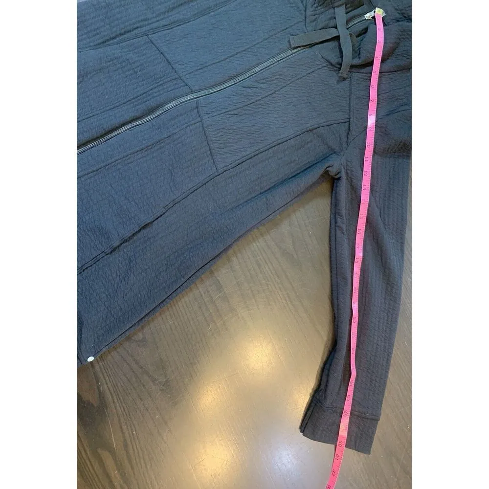 Neon Buddha Yoga Jacket Women Small Black Athleisure Stretch Minimalist Comfort‎ - Image 10