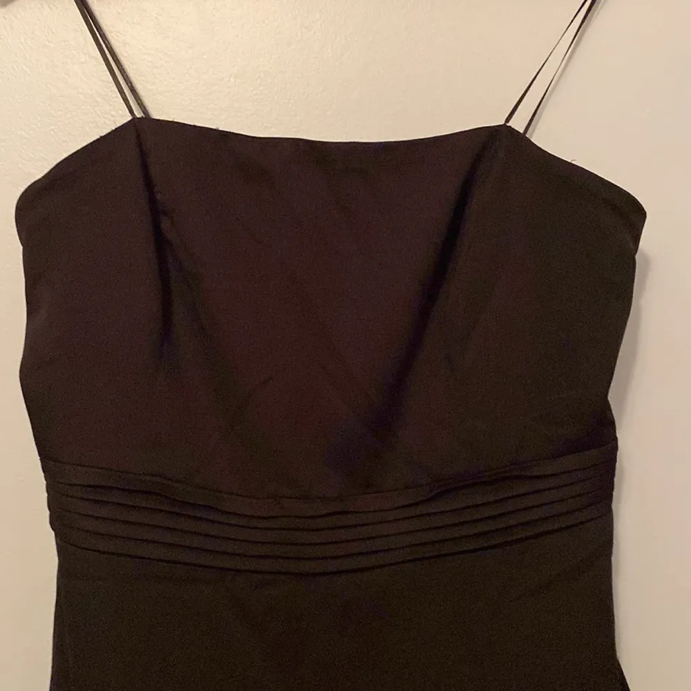 Black Strapless Zipper Back Flowy Bottom Sweetheart Mini Tube Dress - Image 4