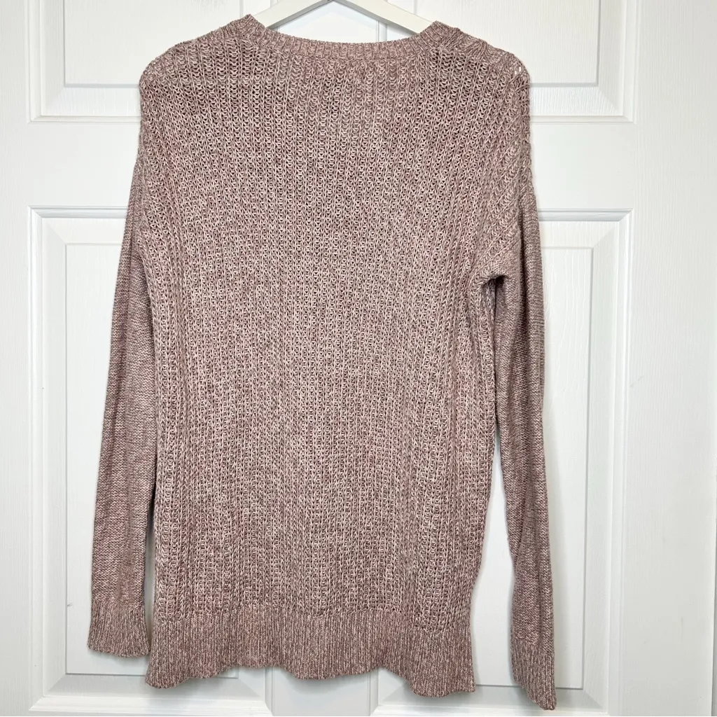 Prince &‎ Fox Cable Knit Lavender Sweater Size L Pink Size L - Image 4