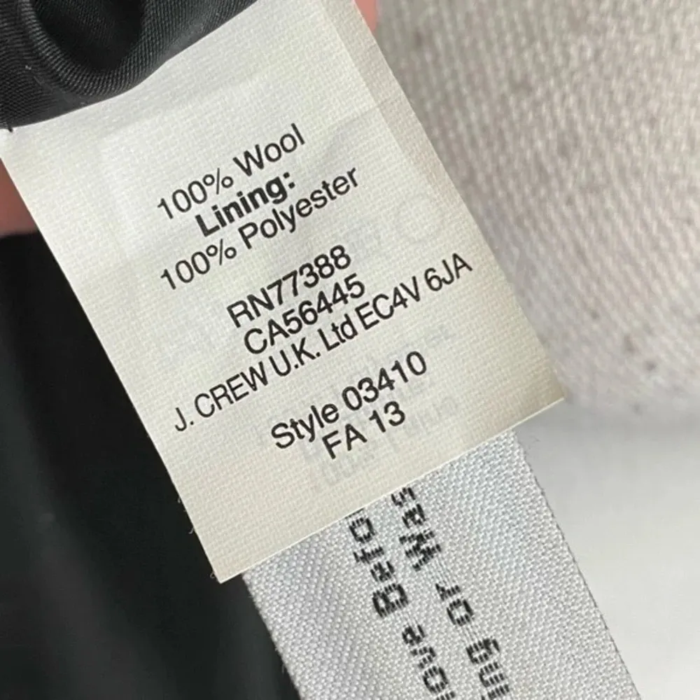J. Crew • Chevron Wool Postage Stamp Mini Skirt - Image 7