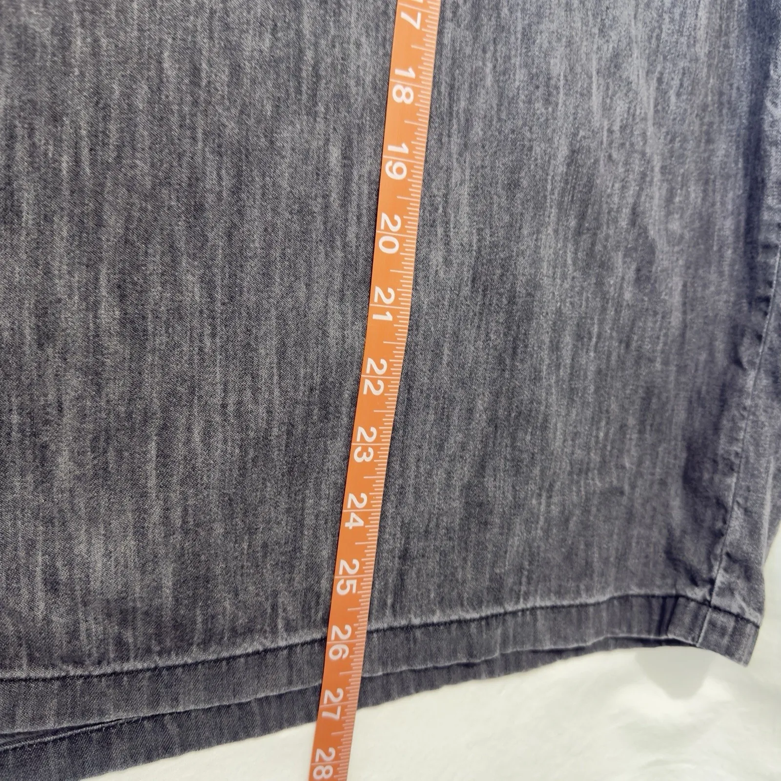 Madewell Shirt Women's Size XXL Black Lunar Wash Denim Button Up Classic - Image 8