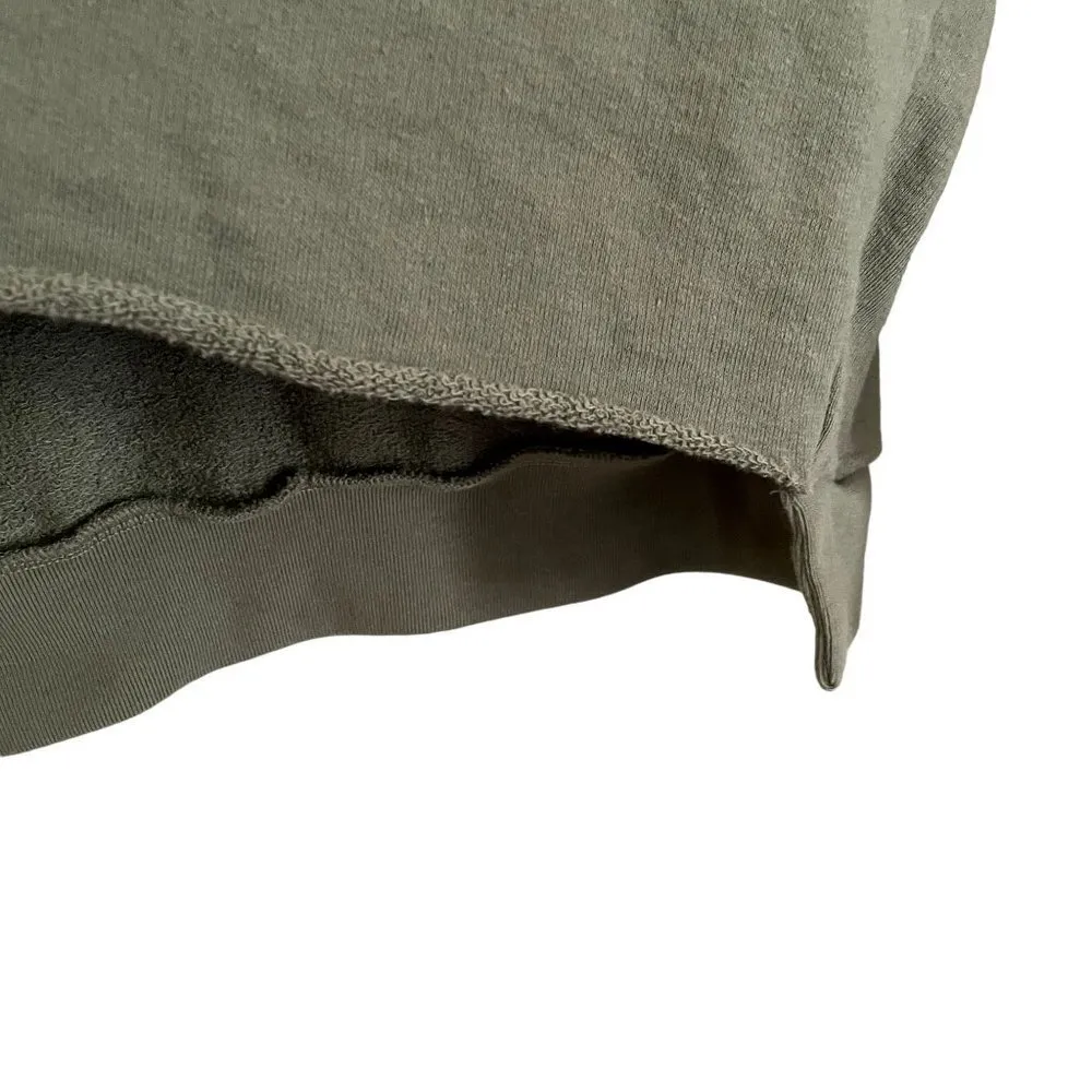 PINK Victoria's Secret green long sleeved sweater hoodie athleisure mesh sleeves - Image 5