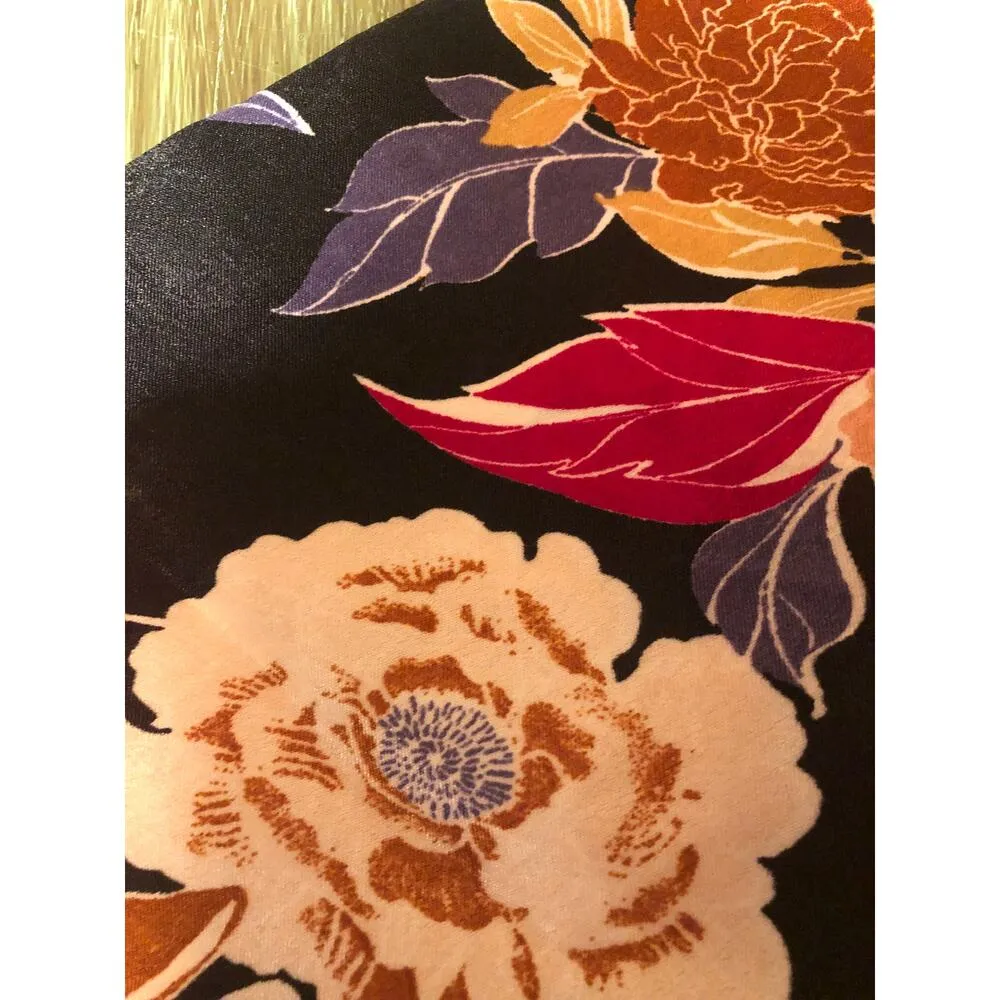 Band of the Free NWT Women's Lilou Black Floral Lace Slip Midi Skirt - Image 7