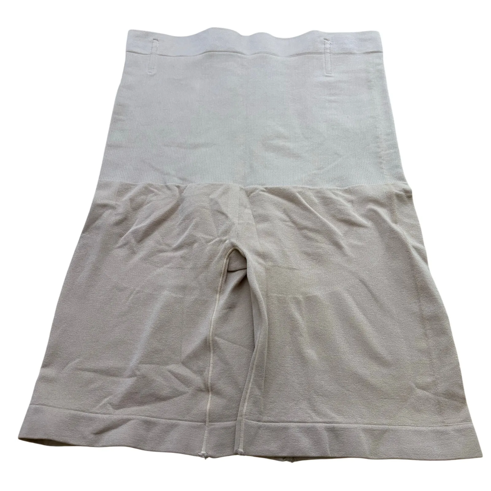 Shapermint Empetua Sand 3X High Waisted Shaper Shorts 55021 Shapewear Tan Light - Image 3