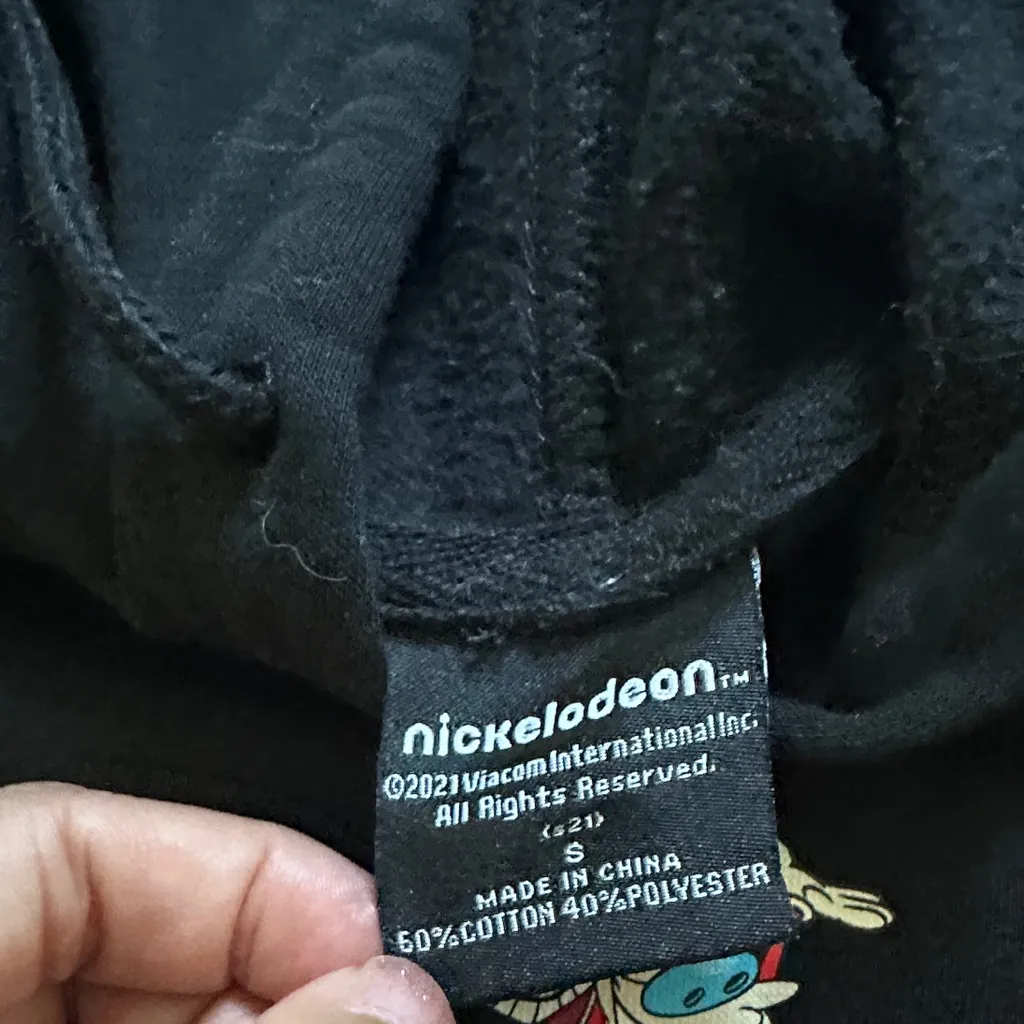 Nickelodeon Black hoodie with Colorful Characters - Image 14