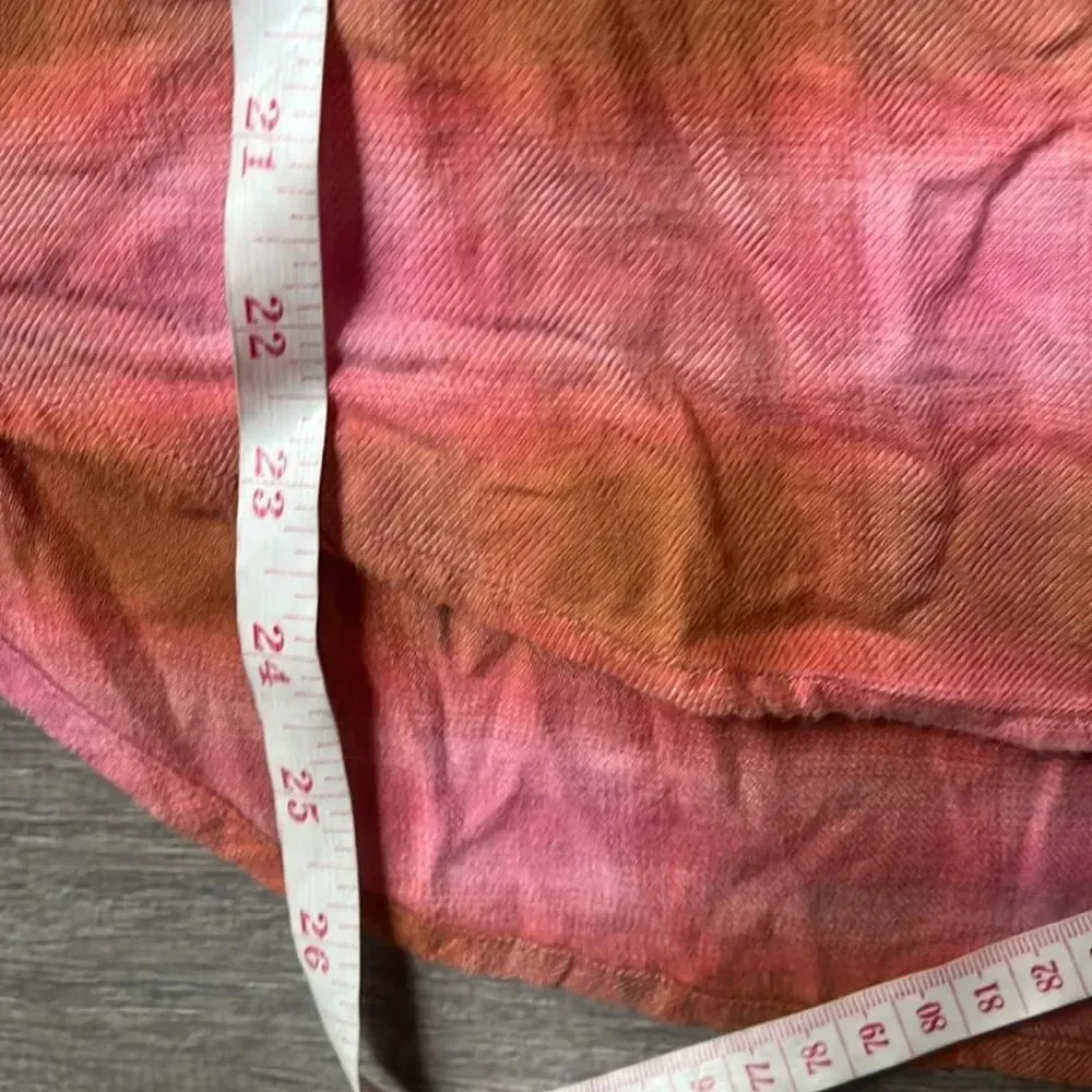 NEW Rails Tierra Top in Pink Orange Dip Dye - Image 9