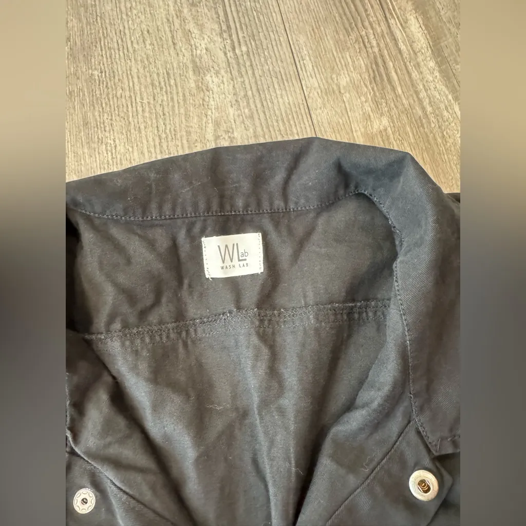 WASH LAB Elegant Black Long - Image 11