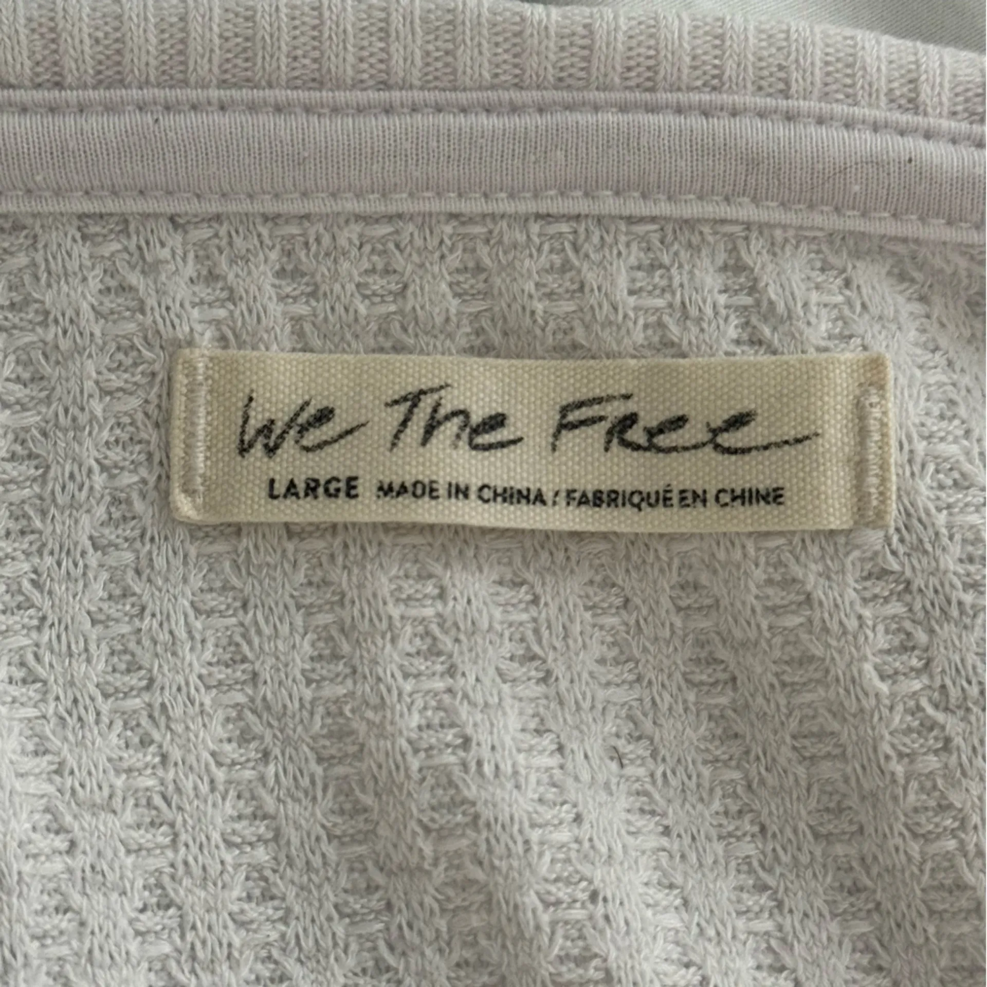 Free People We The Free Santa Clara Thermal in White - Image 4