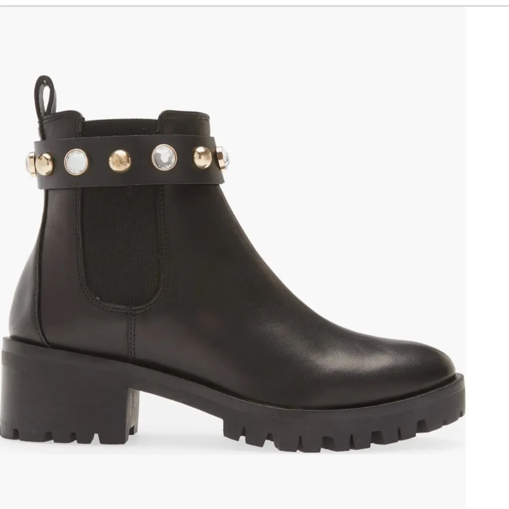 NEW KARL LAGERFIELD PARIS Porshay Lug Sole Bootie - Image 3