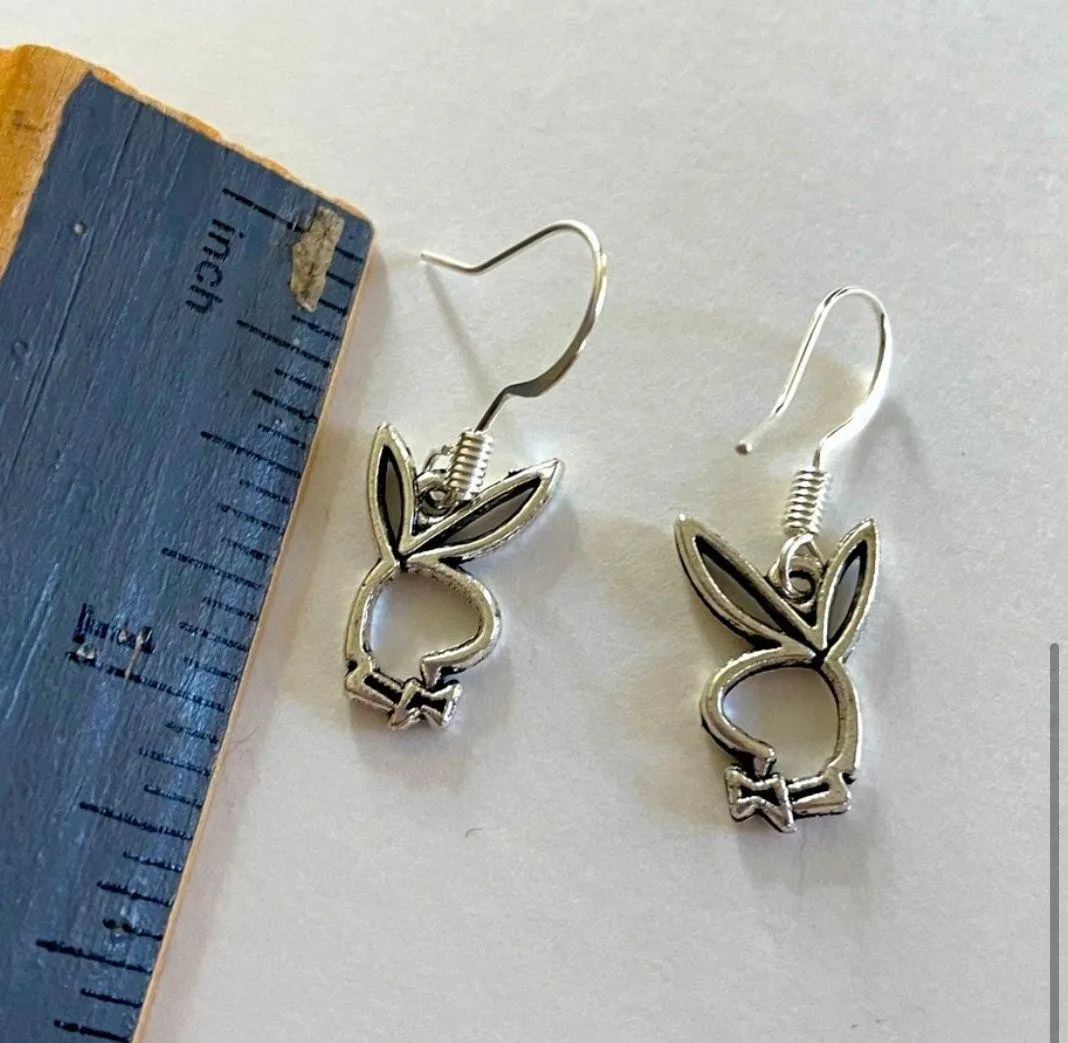 Playboy Dangle Earrings - Image 4