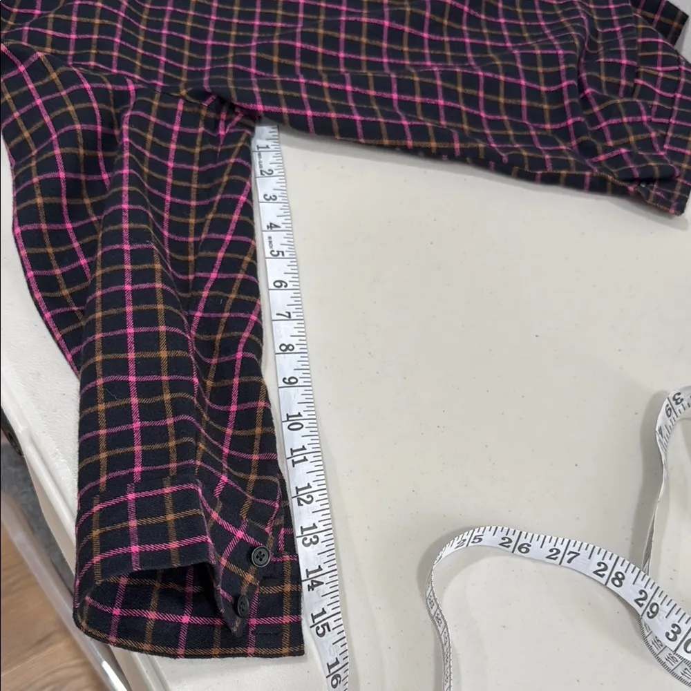 Madewell Flannel Westlake Shirt in Stoppard Plaid Size Medium EUC - Image 11