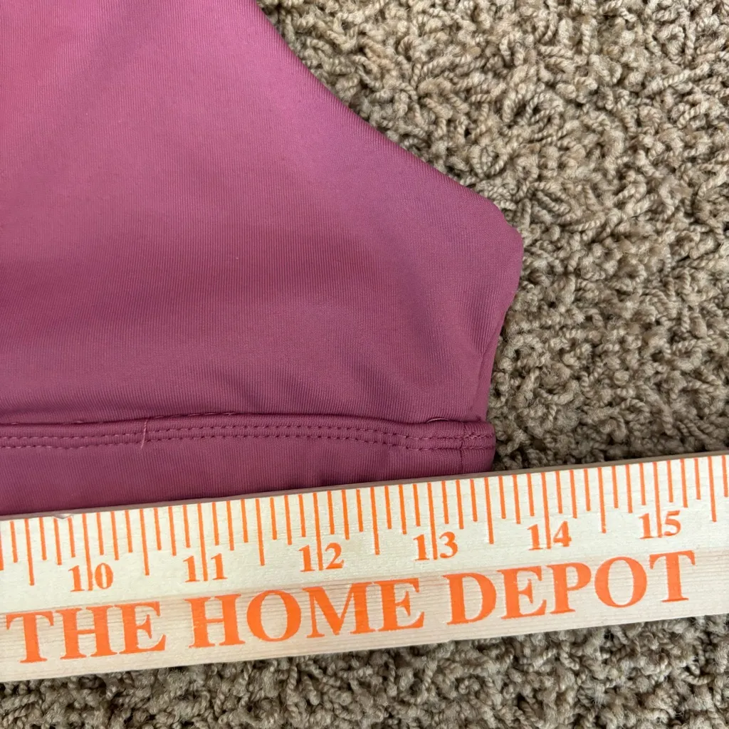 Justfab v-neck cut out bra women’s‎ mauve medium - Image 6