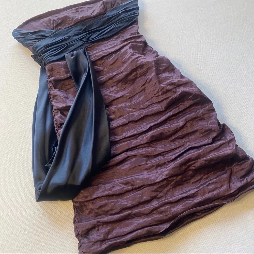 BCBG MAXAZRIA Strapless Cocktail Dress - Image 2