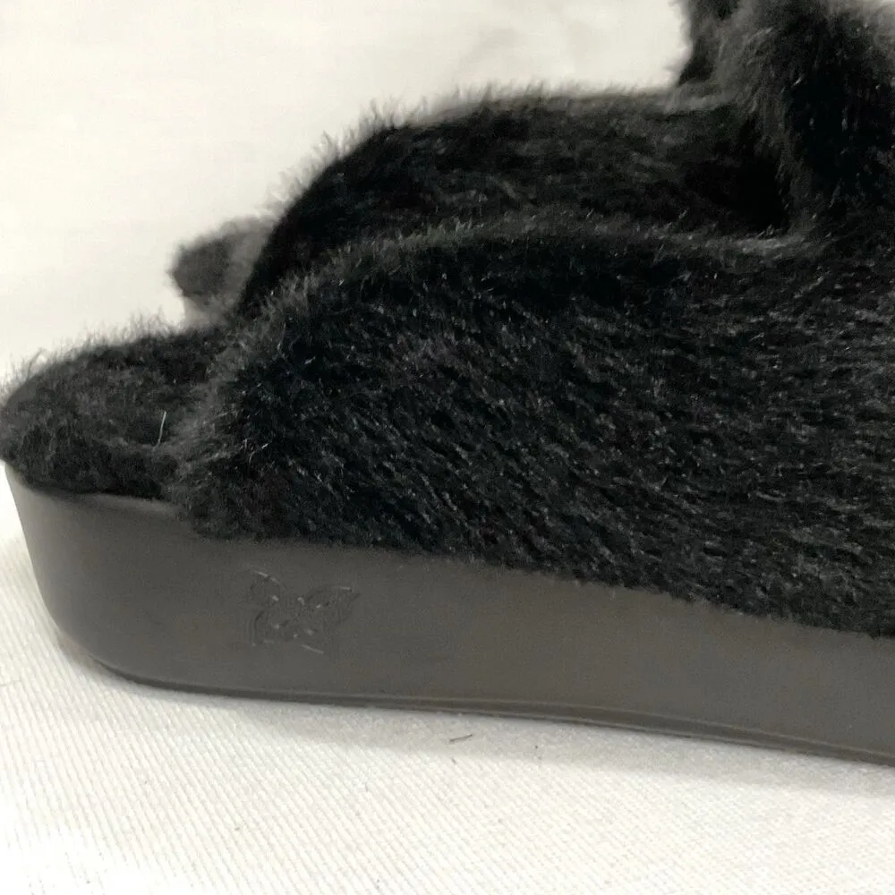 Alegria Leisurelee 2 Cozy Black Slippers Sz 41 EU New 26.5 cm Faux Fur - Image 3