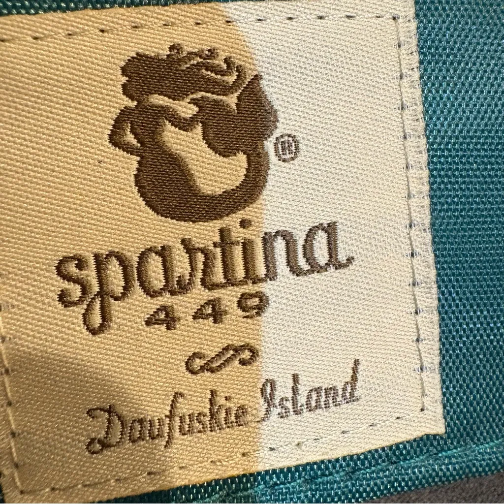 Spartina 449 New York City Map Wallet - Black and Teal snap button - Image 7