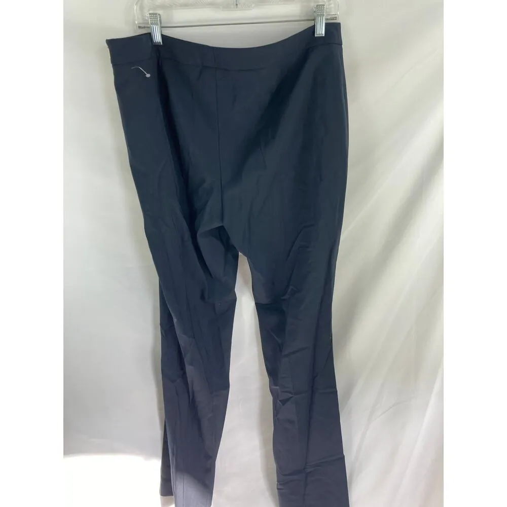 Hugo Boss Wool Navy Blue Side Zip Dress Pants Size US 12 - Image 3