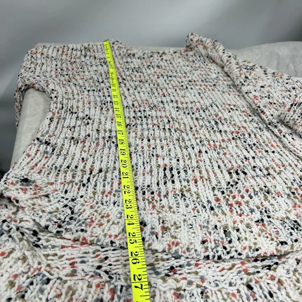Cupio Chenille Chunky knit multi colored sweater large - Image 6