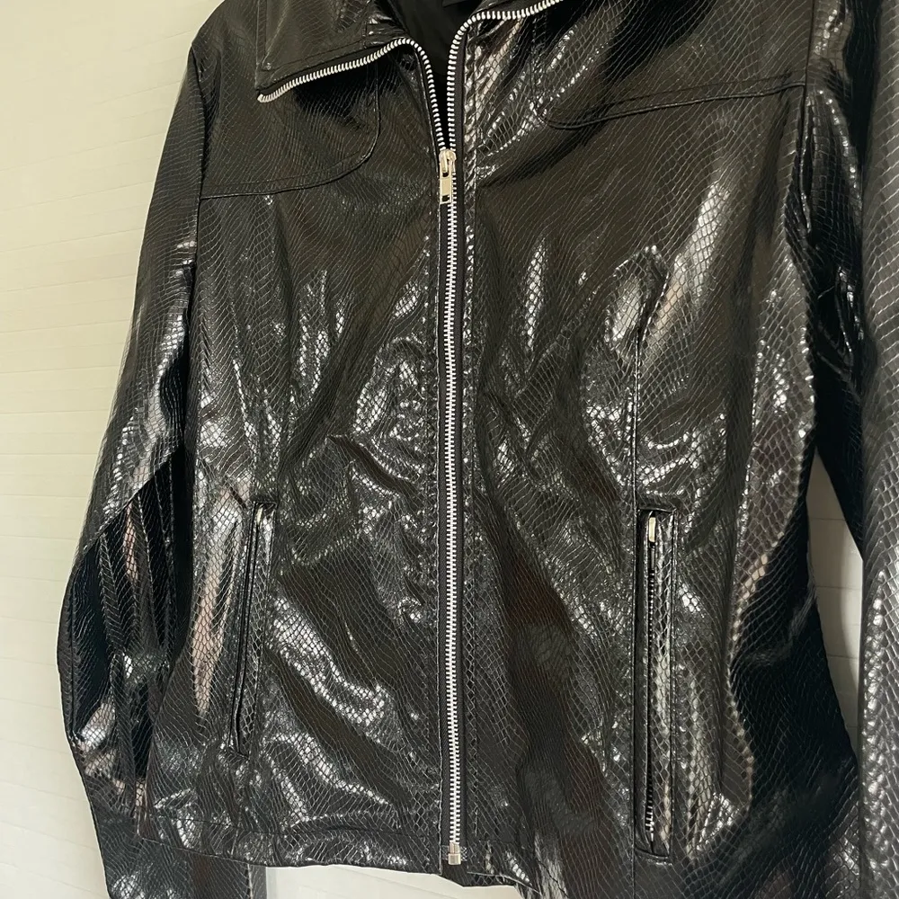 Highway Snakeskin Leather Jacket - Image 3