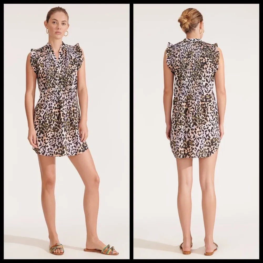 💕VERONICA BEARD💕 Marieta Leopard Cover-Up Dress - Image 3