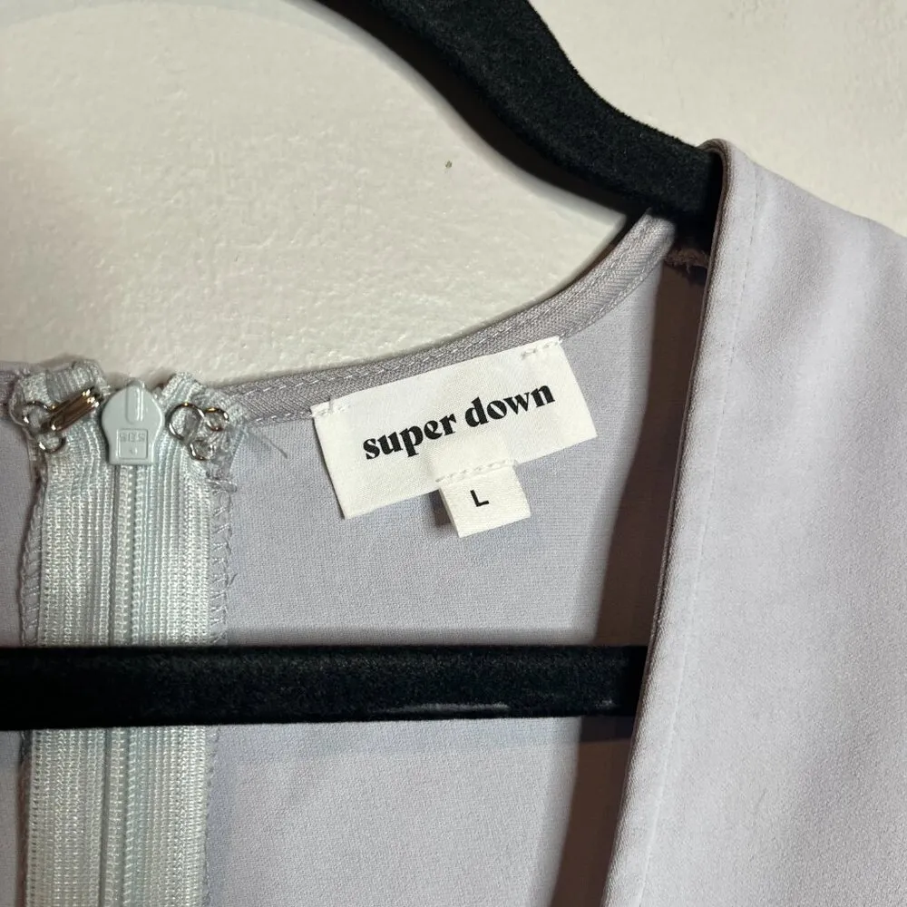 NWT Superdown Aritzia Rayhana High Slit Dress in Lavender - Image 4