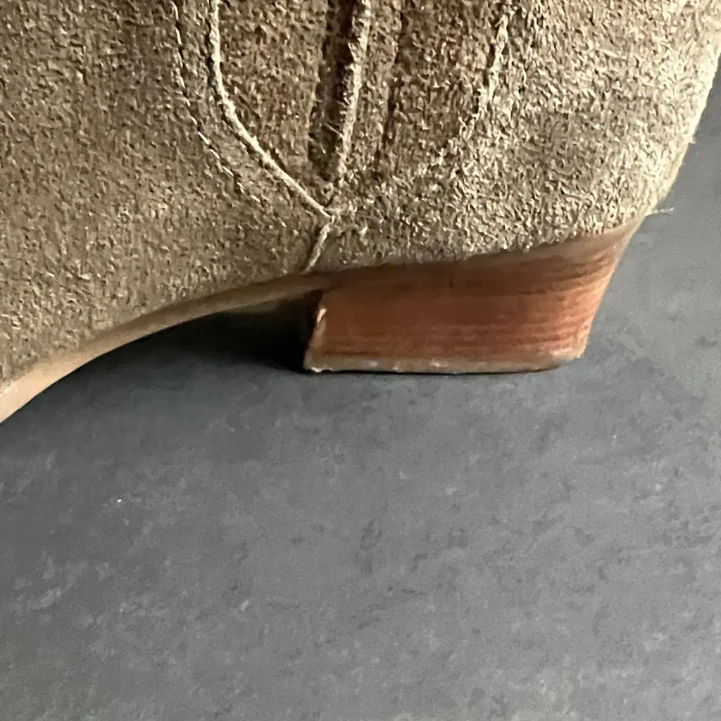 COLE HAAN HADLYN SUEDE
BOOTIE Women's Suede Ankle Boots - Green Suede - Image 14