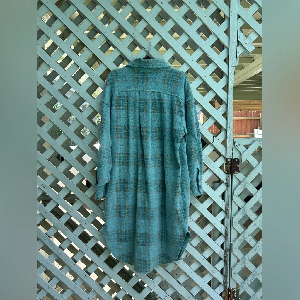 Free people We The Free Plaid Long Ruby - Image 8