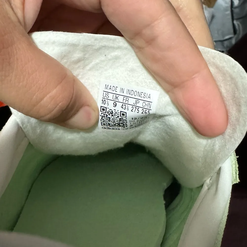 NEW ADIDAS GAZELLE BOLD W Semi Green Spark, Screaming Orange & Core White - Image 9