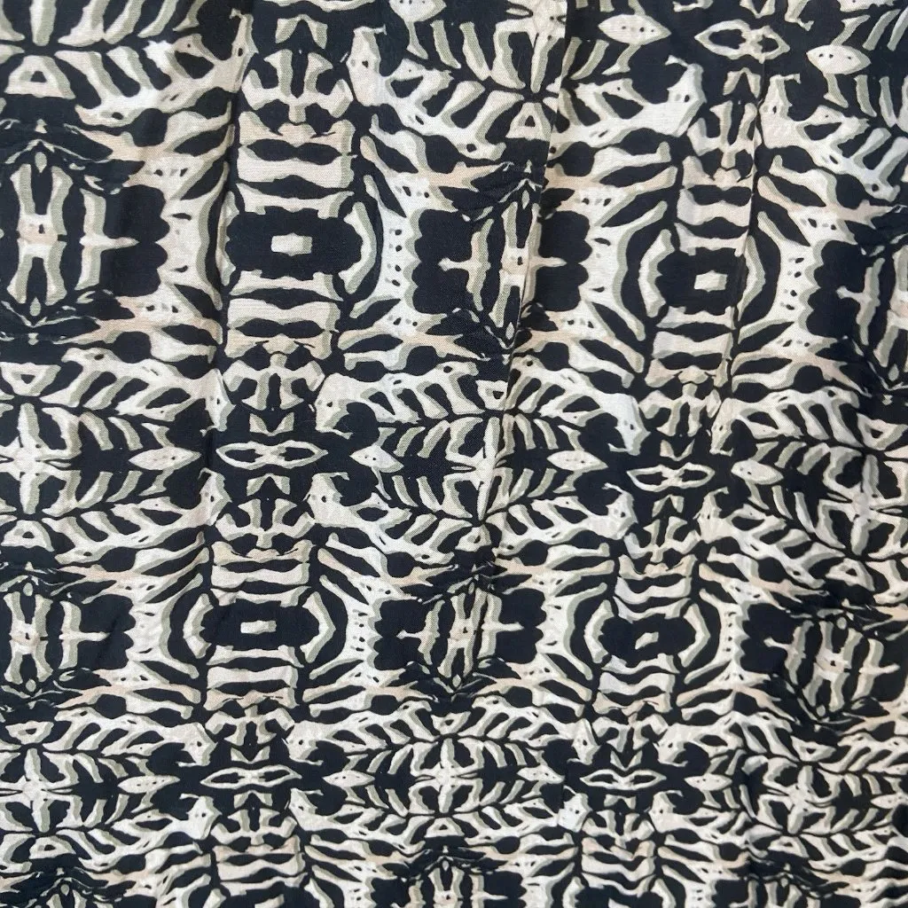 Anthropologie Michael Stars Moroccan Boho Maxi Dress S‎ Black White Party Hippie - Image 3