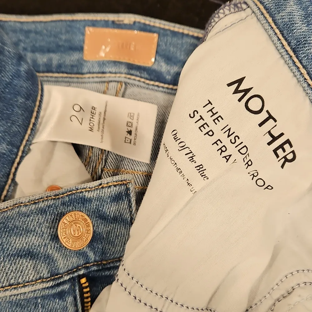 💕MOTHER💕 The Insider Crop Step Fray Jeans ~ Out Of The Blue 29 NWOT - Image 17