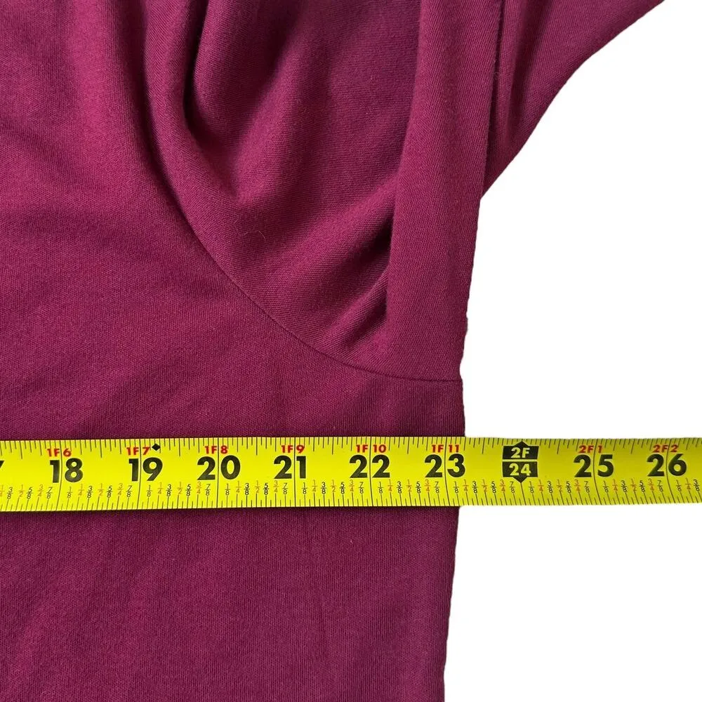 St. John's Bay Essential Deep Ruby Mockneck T-Shirt Women Size XXL NWT | 60-56 - Image 5