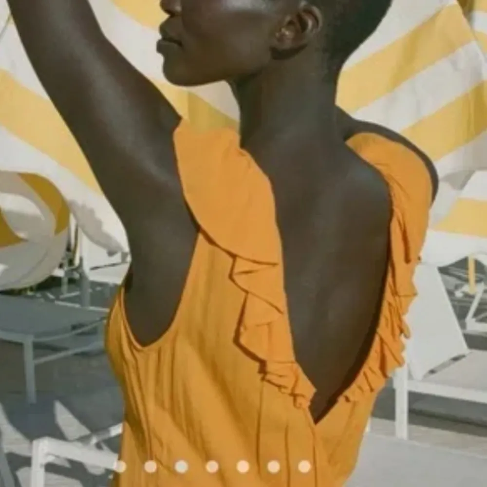 Doen Arleen Orange Maxi Dress NEW Size XS - Image 8