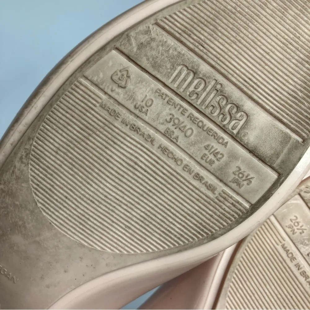 Melissa bow jelly‎ flats pink size 10 - Image 7