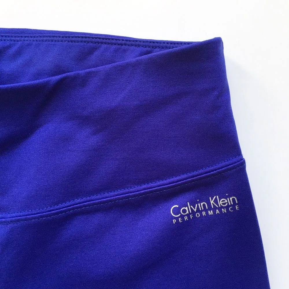 🔃Calvin Klein Performance Activewear Blue Capris - Image 3
