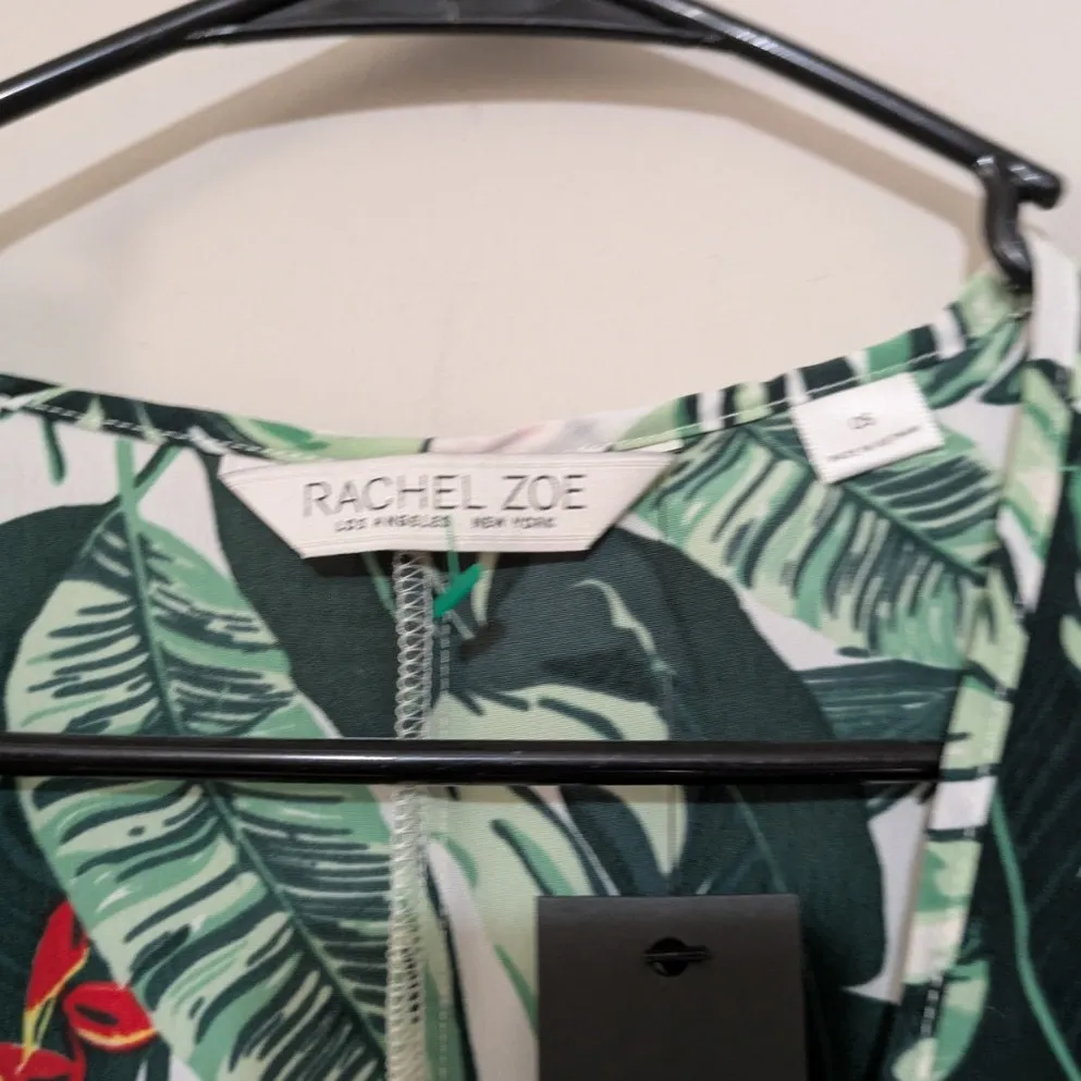 Rachel Zoe Los Angeles Palm Print Duster Jacket Kimono Coverup - Image 10