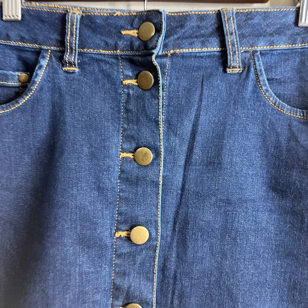 Abound denim aline mini skirt medium 32” waist - Image 7