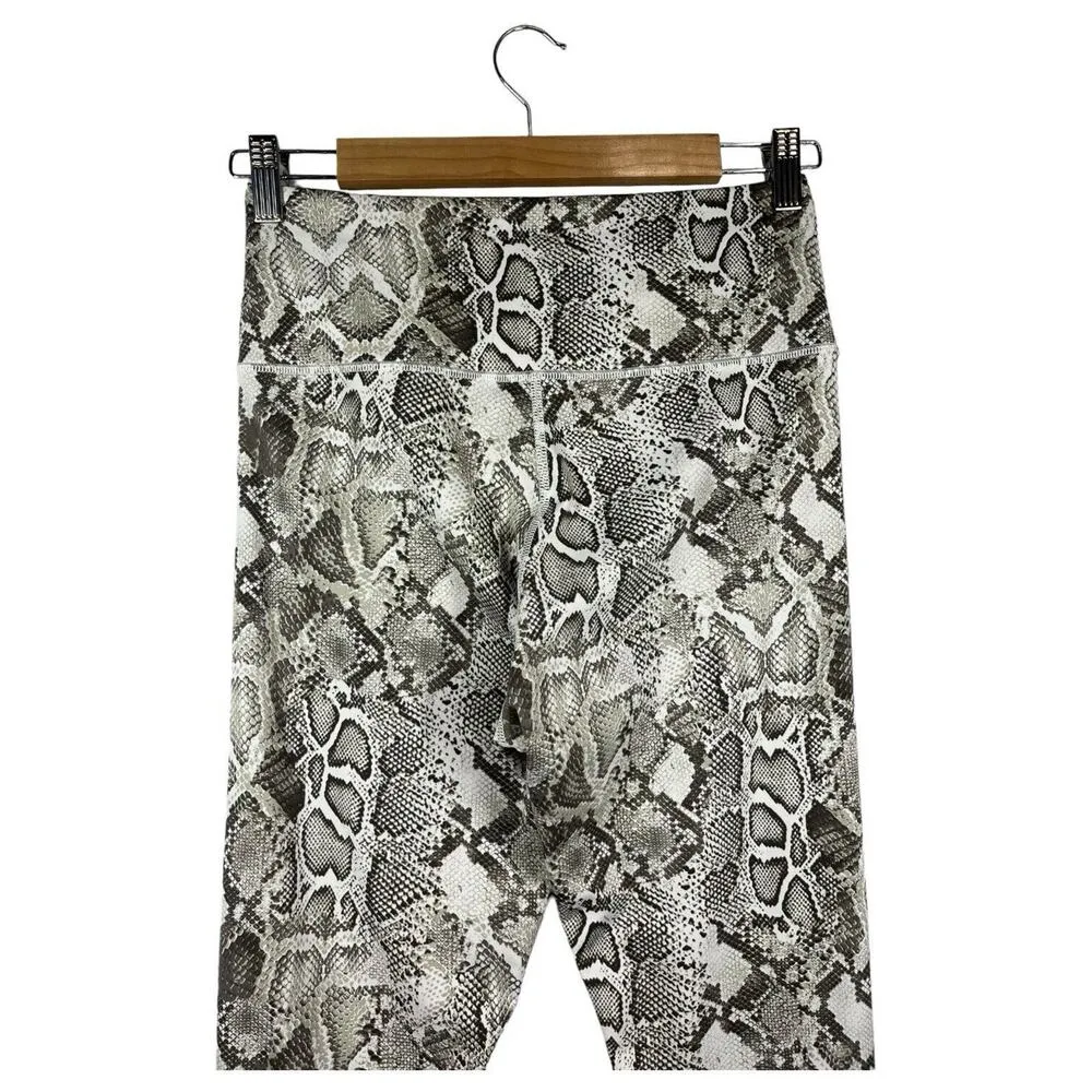 Victorias Secret Leggings Womens 12 Cloud Crossover Snake Ankle Pants Gray - Image 10