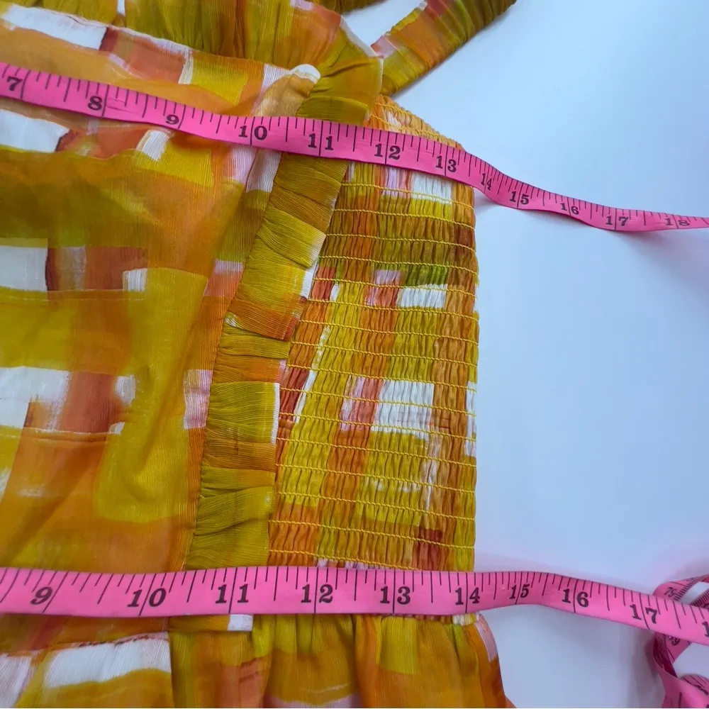 NWT Marie Oliver Prima Linen & Silk-Blend Maxi Dress Sz S - Image 10