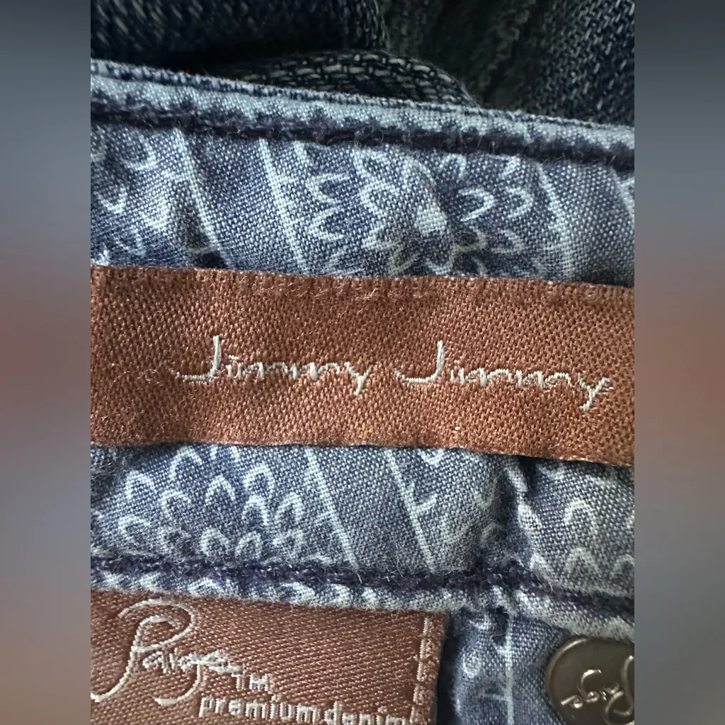 Paige Y2K Vintage Jimmy Jimmy low rise straight denim jeans size 26 - Image 4