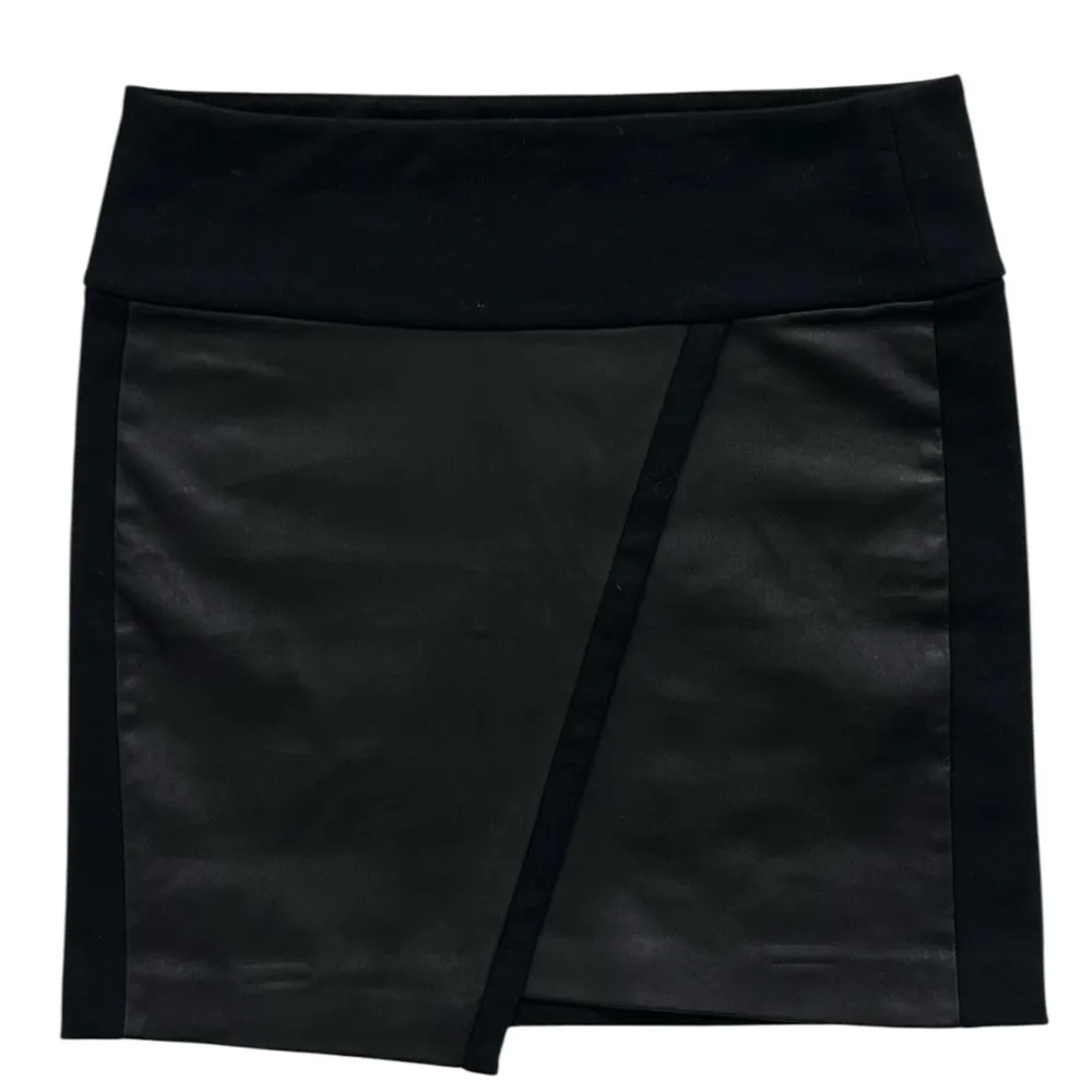 IRO Black Midi lamb leather and cotton with Wrap Design - Image 4