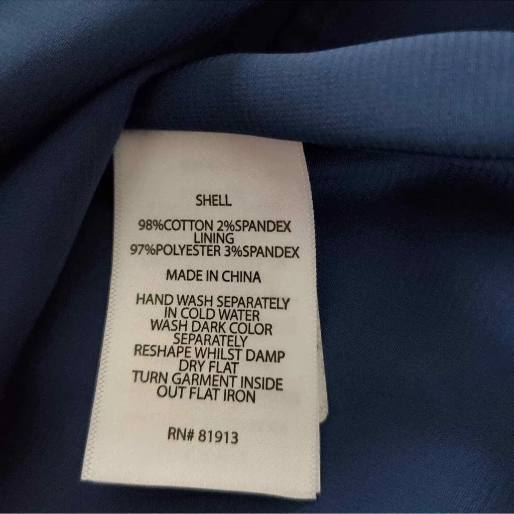 Plenty by Tracy Reese Fit & Flare Blue/Yellow Cap Sleeve Paisley Dress Size 14P - Image 3