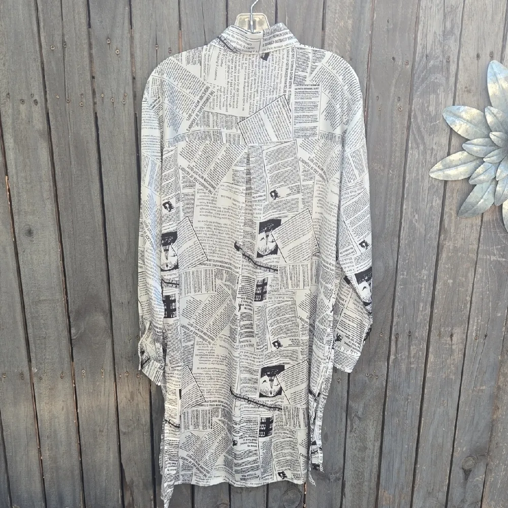 Jon & Anna Monochrome Text Print Dress - Image 3